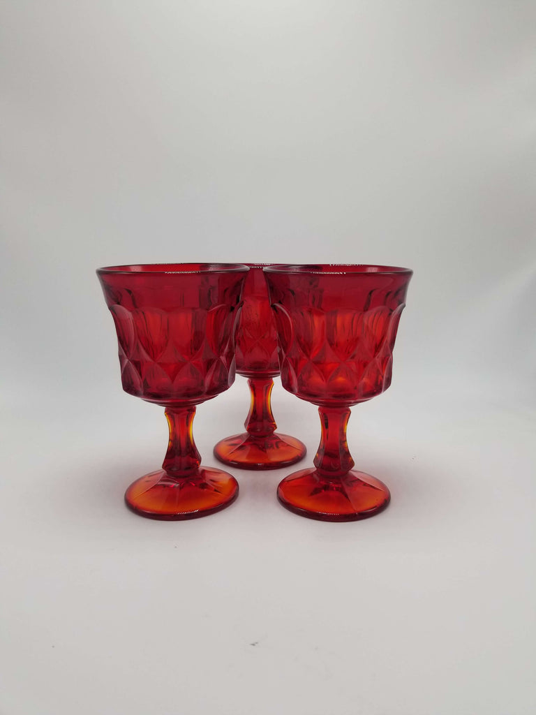 Nortike ruby red set of 4 cups