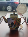 Vintage collectable miniature Enamel Teapots