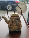 Vintage collectable miniature Enamel Teapots