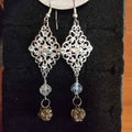 Handmade Chandelier sparkly earrings