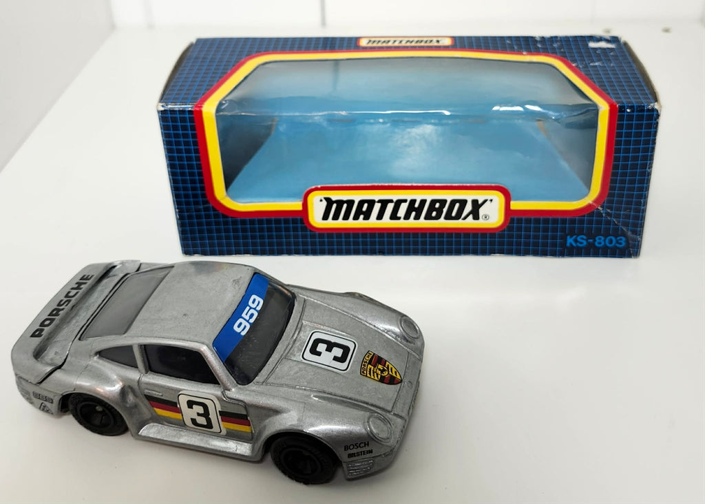 Vintage 1986 Matchbox specials Porsche 959 KS-803 International MIB C-6.5