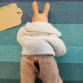 Vintage handmade Bisque Porcelain Peter Rabbit figurine by Beatrix Potter and book