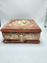 Jewelry box - Handcrafted Incolay stone, U.S.A.
