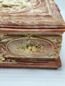 Jewelry box - Handcrafted Incolay stone, U.S.A.