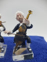 Vintage Egermann Czech Republic handmade blowing glass musician figurines