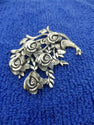 Collectable Tortolani signed Rose Bouguet Brooch