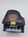 Mozart Austria piano music box with tiny pink balarina girl {WORKS}