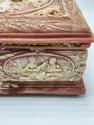 Jewelry box - Handcrafted Incolay stone, U.S.A.