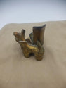 Vintage Collectible Brass Scottie dog Pipe spoon